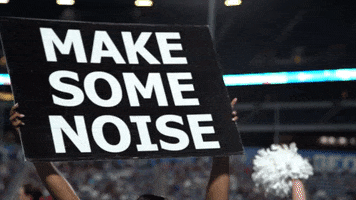 Make Some Noise Football GIF by Georgia State University