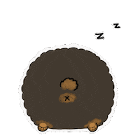 Sleepy Dog Sticker