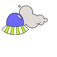 Star Spaceship Sticker by Alpha Youth