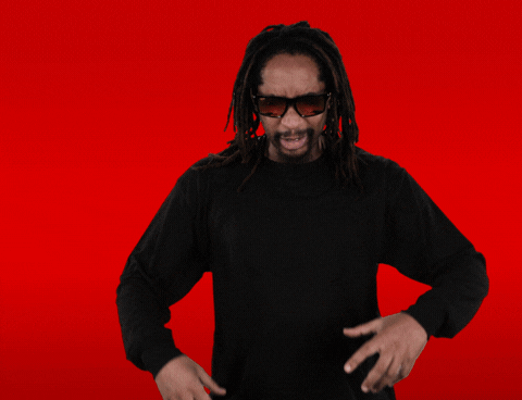 Celebrity gif. Lil Jon throws his head back and yells the words that appear in bold. Text, "OK!"