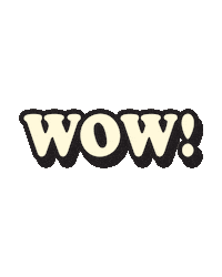 Text Wow Sticker by christianthecreative