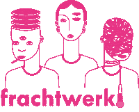 Pink Heads Sticker by frachtwerk