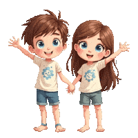 Boys Girls Jump Rope Sticker