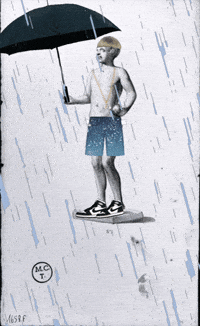 Rainy Day Rain GIF by GIF IT UP