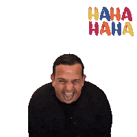 Wahaha Lol Sticker by Najib Amhali