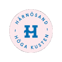 Harnosandskommun härnösand höga kusten high coast Sticker