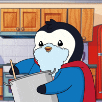 Penguin Cooking GIF by Pudgy Penguins