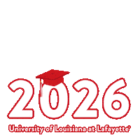 Ul Lafayette Graduation Sticker by University of Louisiana at Lafayette