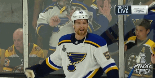 high five 2019 stanley cup finals GIF by NHL