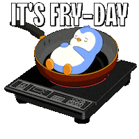 Friday Cooking Sticker by Pudgy Penguins