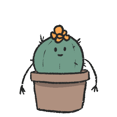 UneCactus giphyupload scared cactus peur Sticker