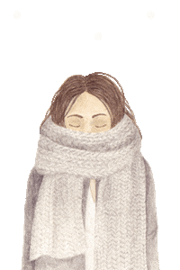 Snow Day Winter Sticker by amy zhang