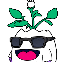 Vibes Deal With It Sticker by Magic Eden