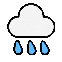 Rainy Day Rainbow Sticker by milly cohen