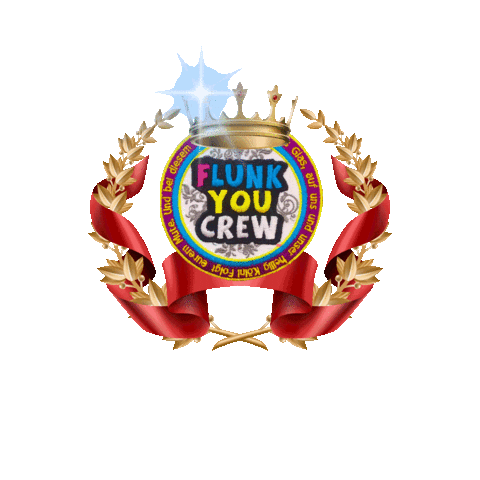 Flunkyoucrew Sticker by LetsQuizAgain