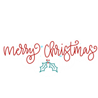Merry Christmas Sticker