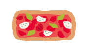 Pizza Pinsa Sticker by likeyaa