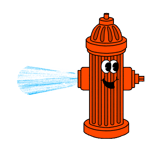 Dog Hydrant Sticker