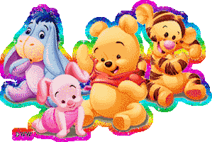 winnie the pooh baby Sticker