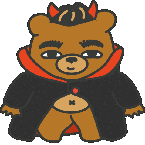 Halloween Vampire Sticker by maludbear