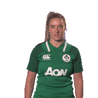 Womens Rugby Smile Sticker by Irish Rugby