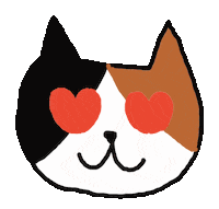 nekotokame cat ねこ 猫 はーと Sticker