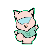 bigpigkid pig piggy t1 terps Sticker