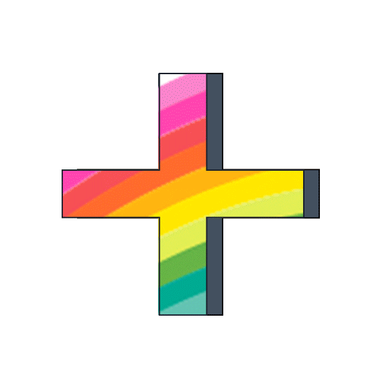 Rainbow Wave Sticker by minds + assembly