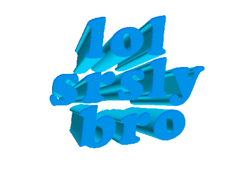 3d lol Sticker by AnimatedText