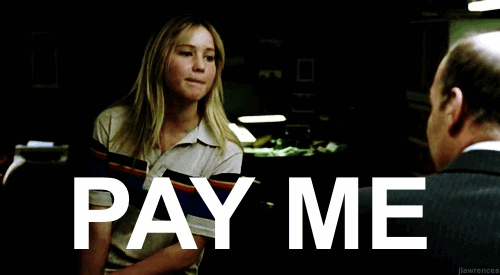 Pay Me Jennifer Lawrence GIF