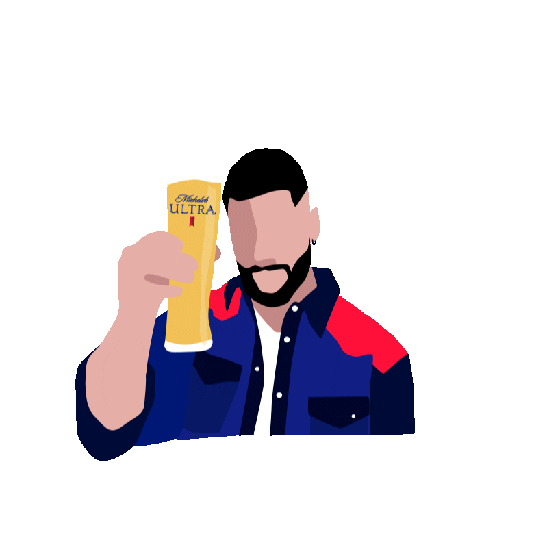 Beer Drinking Sticker by Michelob Ultra México
