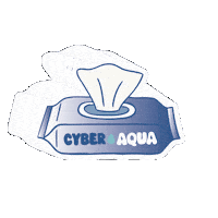 Cyber Aqua Sticker by Aqua Baby