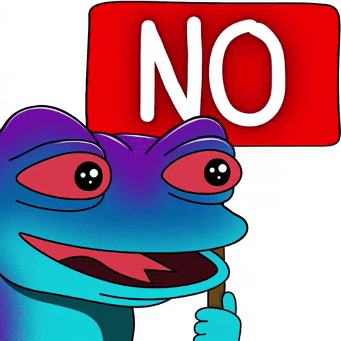 Sign No GIF by Snek