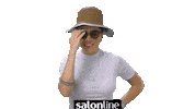 girl blinking Sticker by Salon Line