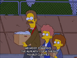 homer simpson todd flanders GIF