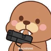 Pew Pew What Sticker by FROSTYS