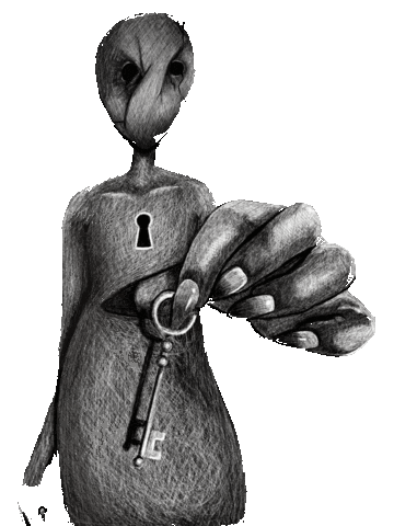 Horror Occult Sticker