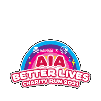 AIASingapore healthierlongerbetterlives aiasg tokidokixaiabetterlivescharityrun tokidokixaia Sticker