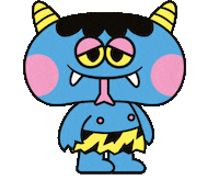 Angry Monster Sticker