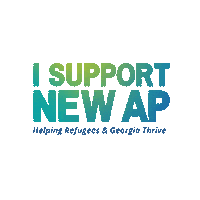 newamericanpathways atlanta georgia thrive refugees Sticker