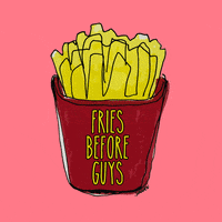 Eat French Fries GIF by By Sauts // Alex Sautter