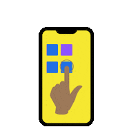 creandomisocialmedia iphone socialmedia celular redes sociales Sticker