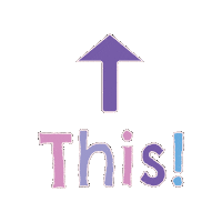auti_anthology arrow point read this yes this Sticker