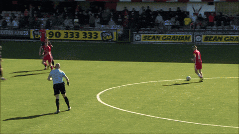 Goal Control GIF by Cliftonville Football Club