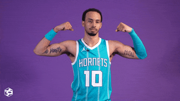 Basketball Flexing GIF by Charlotte Hornets
