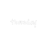 mgjn day thursday days days of the week Sticker