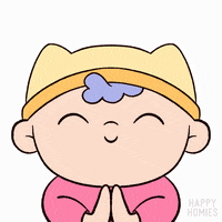 HappyHomies reaction happy kawaii thank you GIF