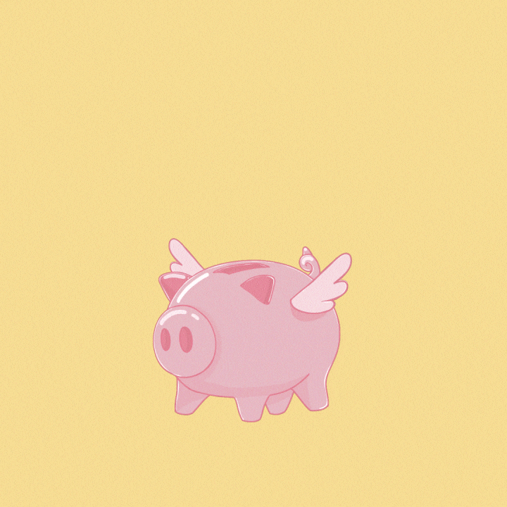 Saving Pay Day GIF by PositivelyPigasus