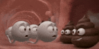 Eggs Poop Emoji GIF