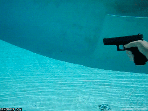 pool pistol GIF by Cheezburger